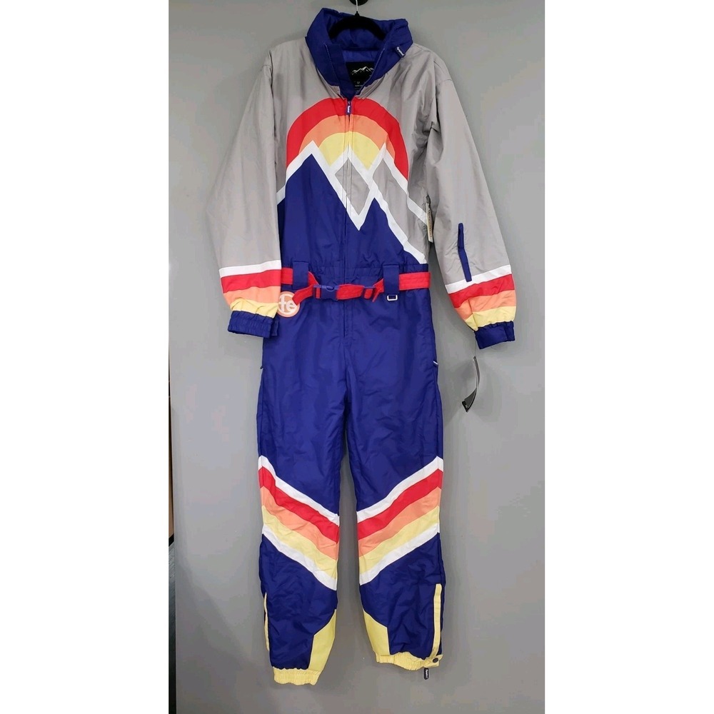 NEW Tipsy Elves Ski Suit MEN'S SMALL First Run Snow Snowboard Skiing one piece